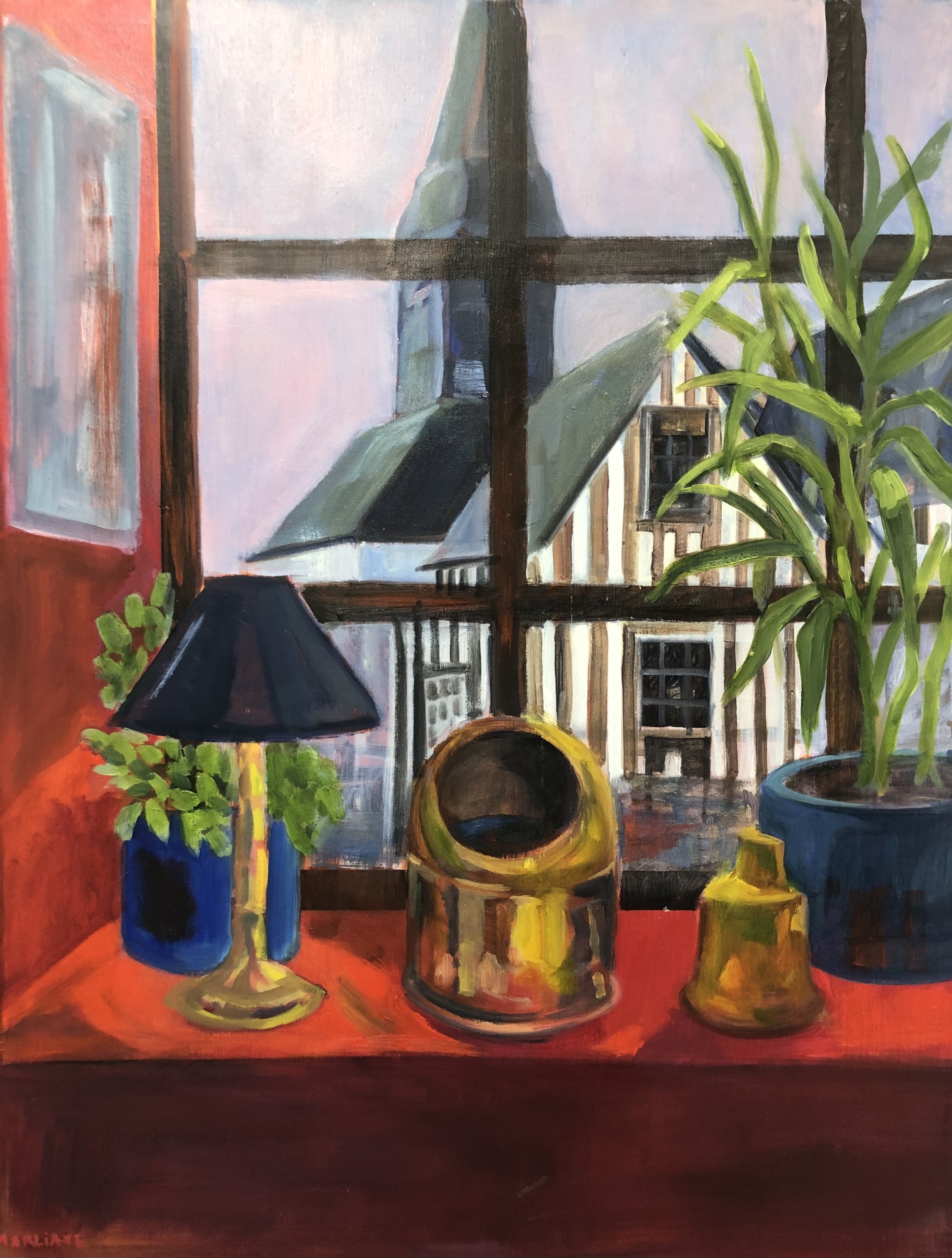 Honfleur corsaire — huile